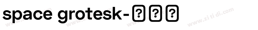 space grotesk字体转换